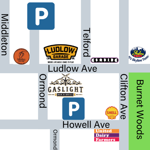 Ludlow Garage Cincinnati » Directions/Parking