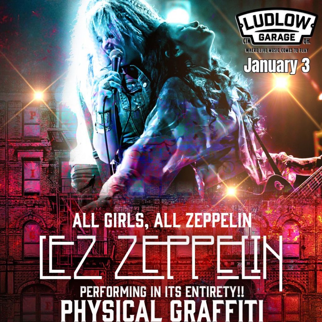 Led Zeppelin Square Ludlow Garage Cincinnati | » Lez Zeppelin 50 Year Anniversary of Led ...